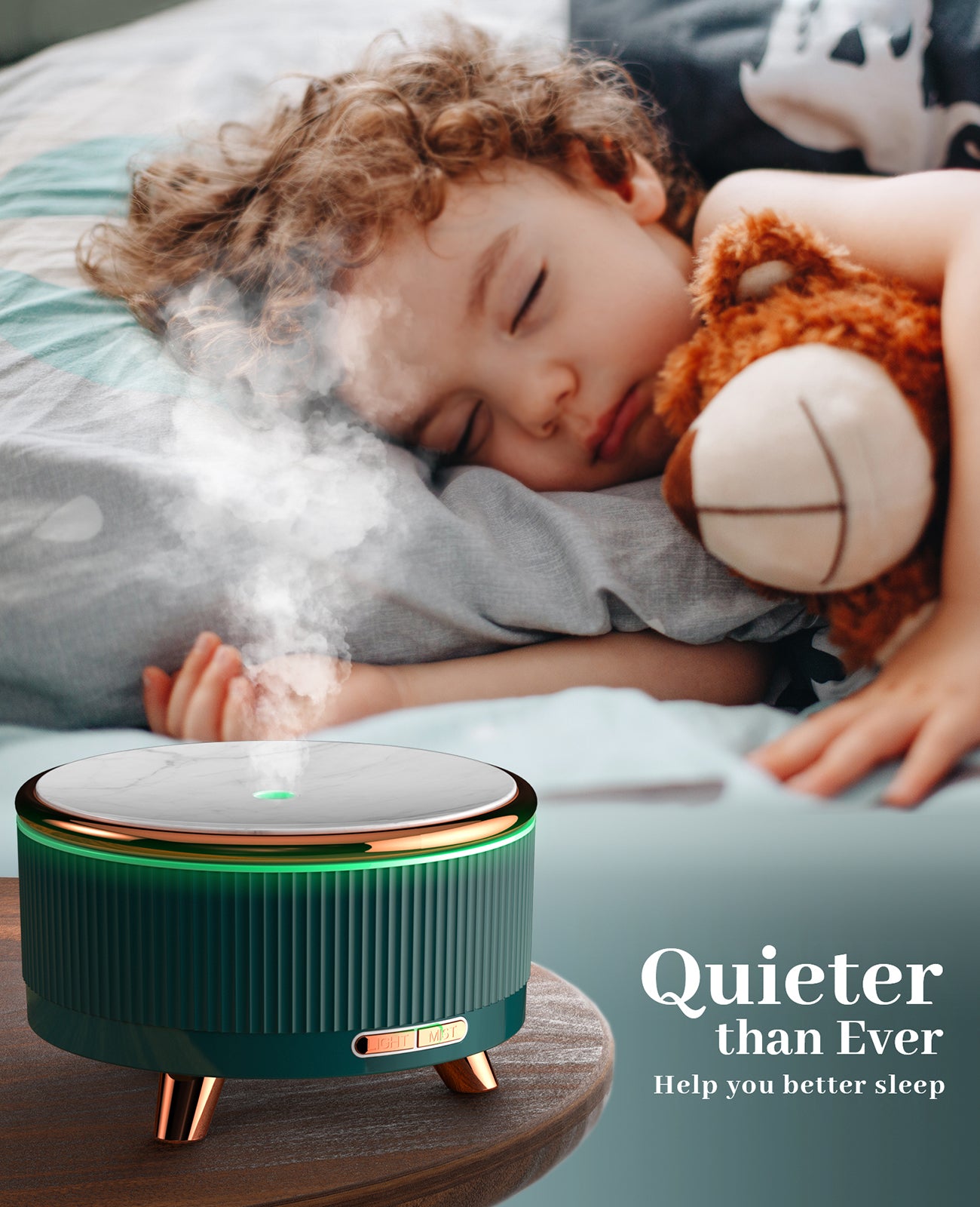 Diffusers for Essential Oils Large Room, 500ml Aromatherapy Diffuser,7 Colors Changed