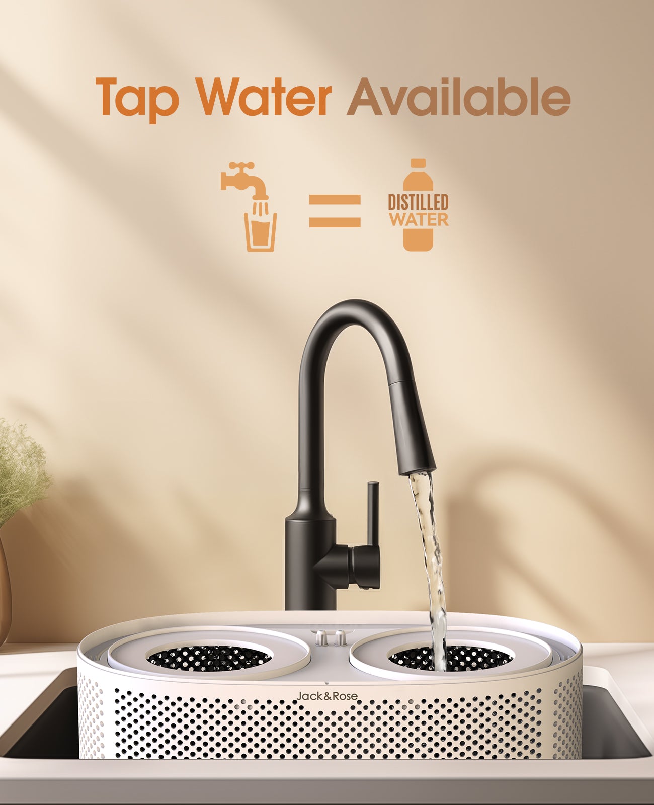 Large Evaporative Humidifier for Large Room-No White Dust