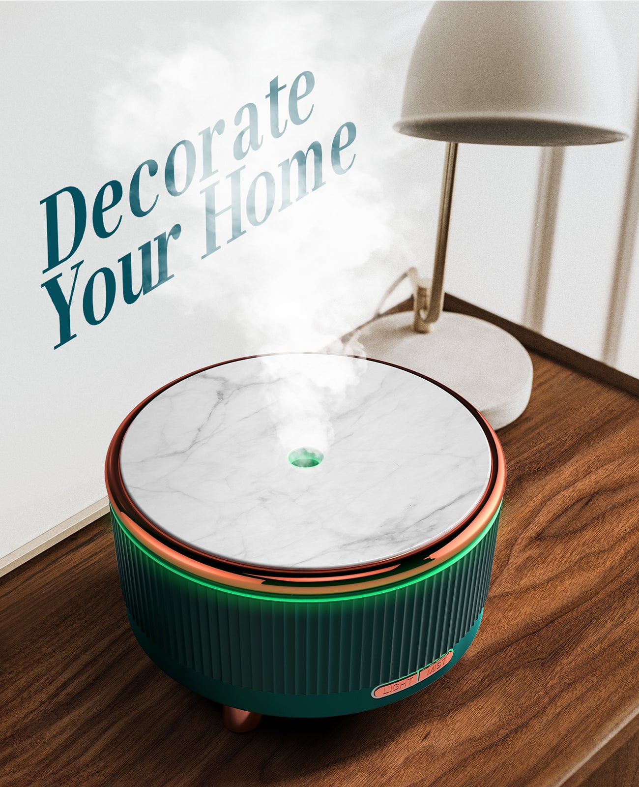 Diffusers for Essential Oils Large Room, 500ml Aromatherapy Diffuser,7 Colors Changed