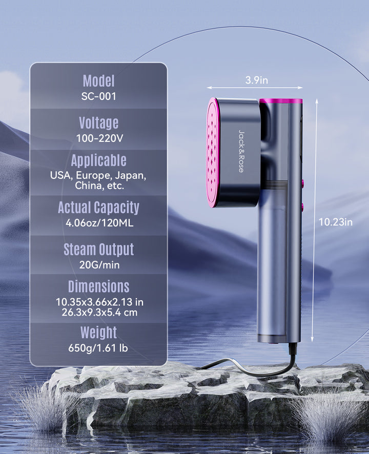 Jack ＆ Rose Kylo Travel Steamer for Clothes