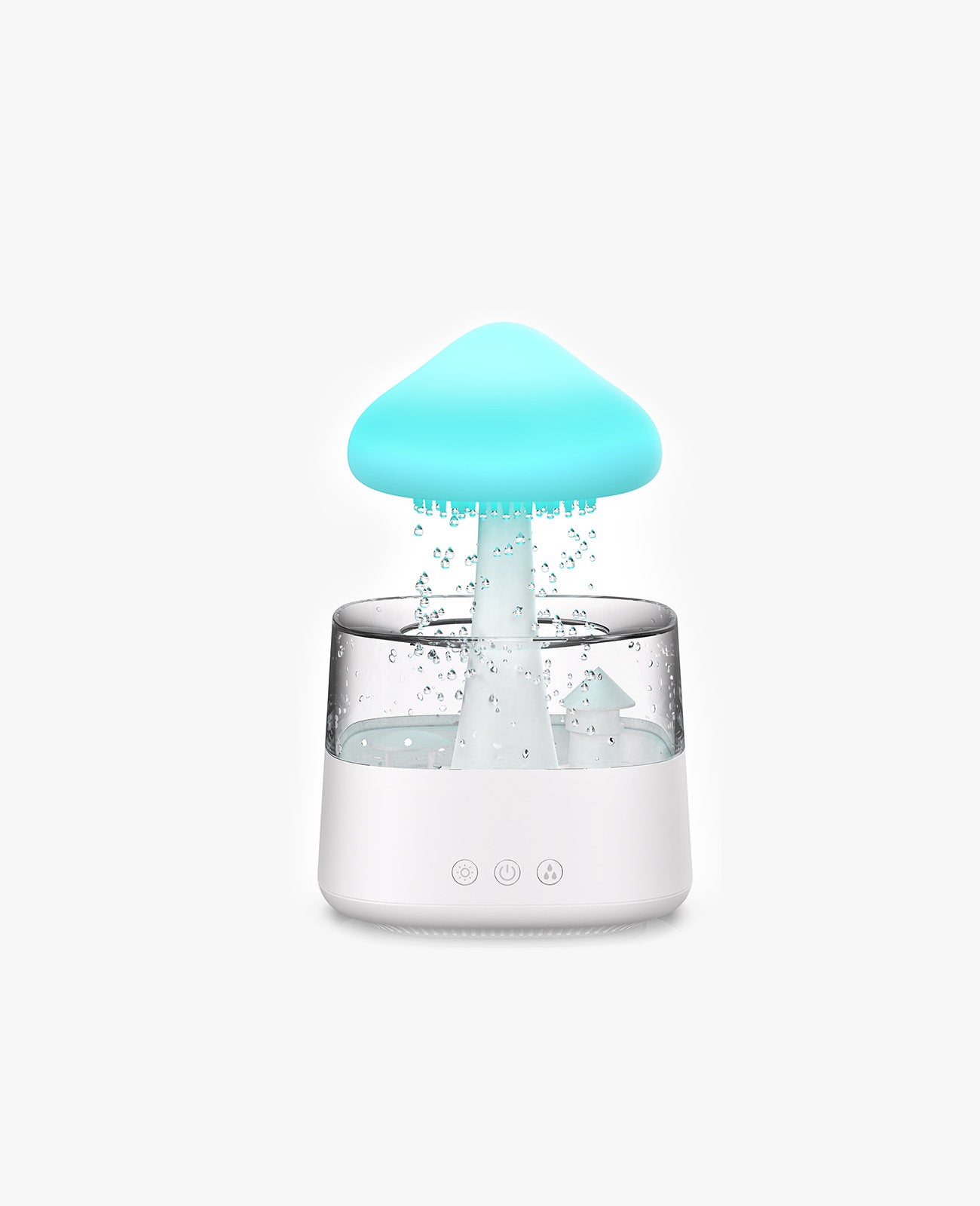 Rain Cloud Humidifier Water Drip, 2 in 1 Humidifier with Essential Oil Diffuser,450ml Cloud Humidifier Rain Drop,Mushroom Humidifier with 7 Colors for Sleeping Relaxing