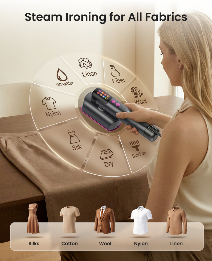 Jack & Rose Travel Steamer for Clothes 1200W