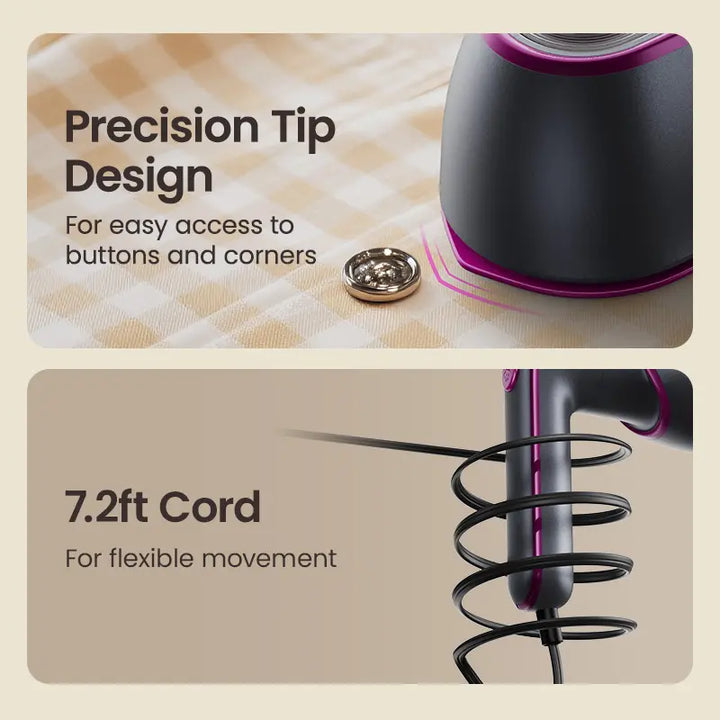 Jack & Rose Portable Steam Iron & Clothes Steame