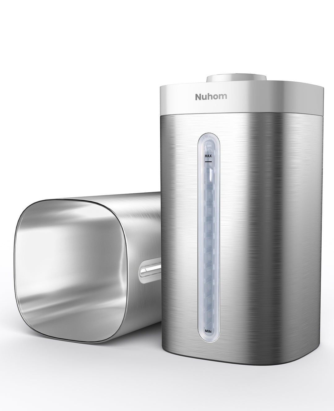Nuhom Stainless Steel Humidifier, Easy to Clean, Dishwasher Safe, Cool Mist Humidifiers for Bedroom