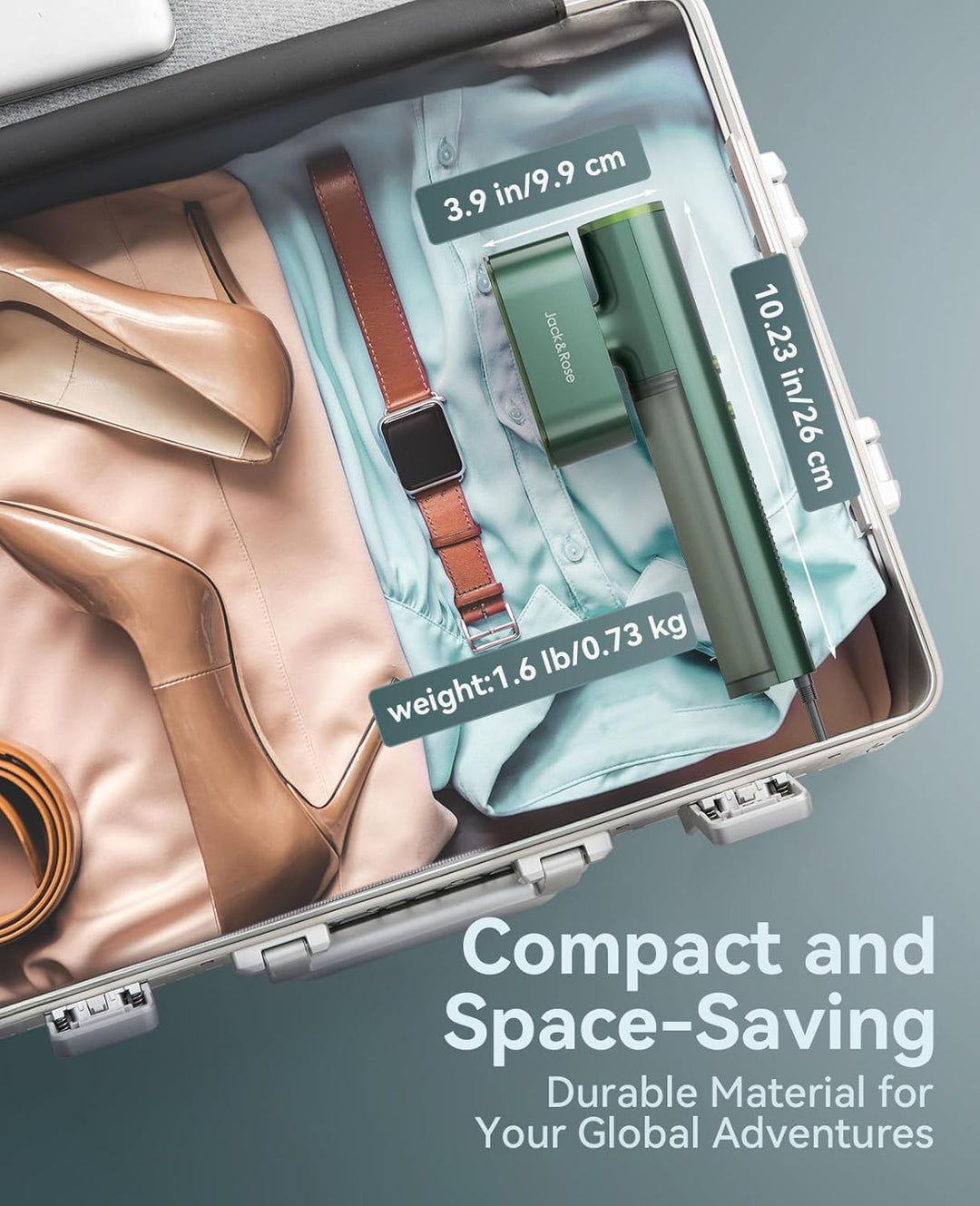 Jack ＆ Rose Kylo Travel Steamer for Clothes