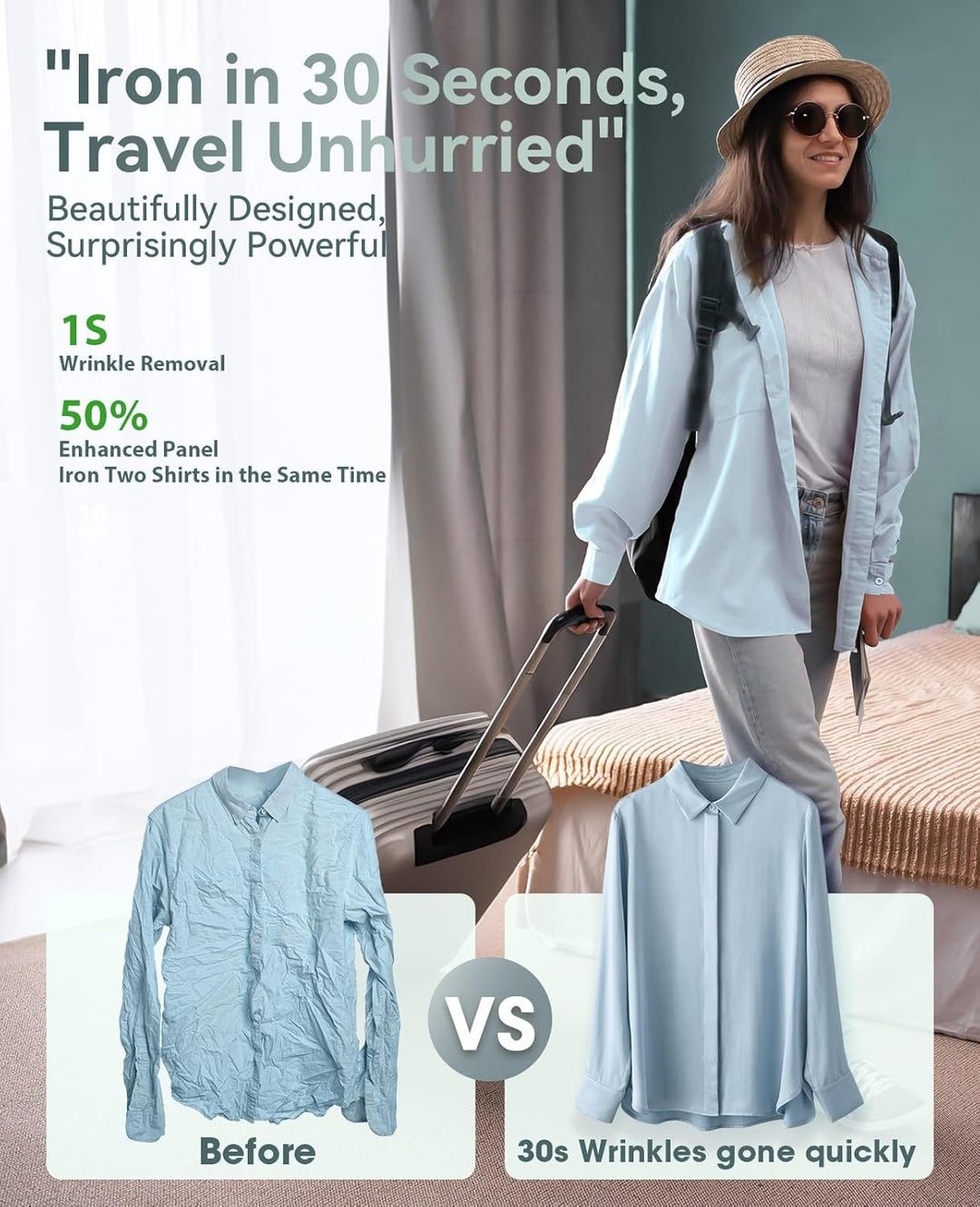 Jack ＆ Rose Kylo Travel Steamer for Clothes