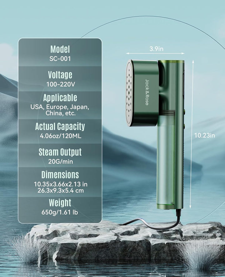 Jack ＆ Rose Kylo Travel Steamer for Clothes