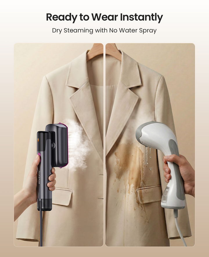 Jack & Rose Travel Steamer for Clothes 1200W