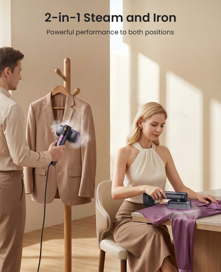 Jack & Rose Travel Steamer for Clothes 1200W